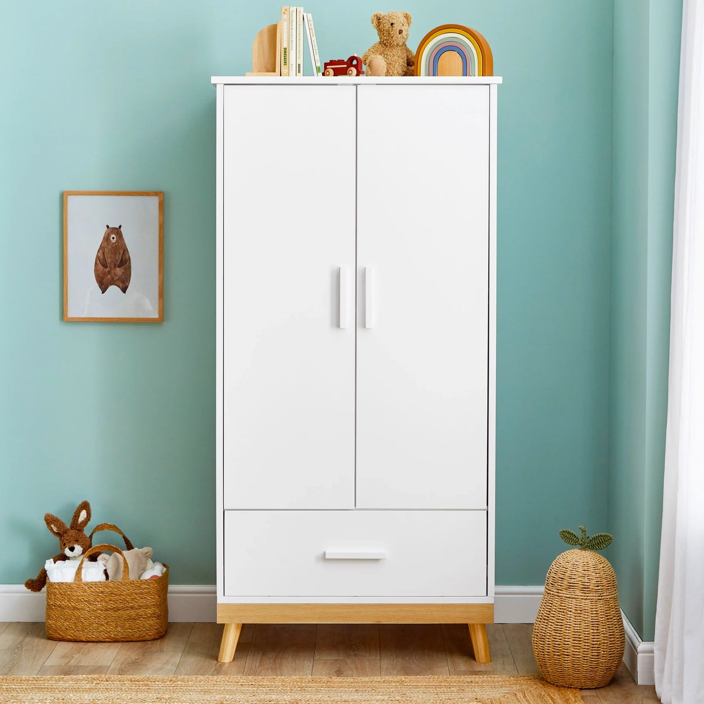 Mona 3 Piece Nursery Furniture Set – White