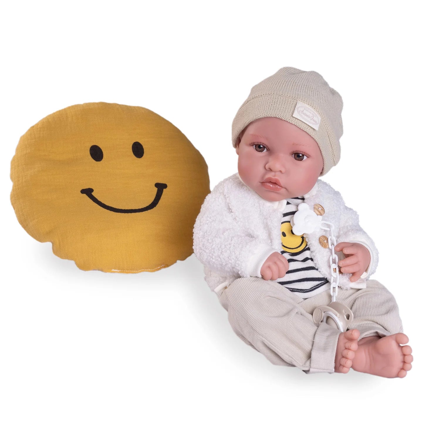 Antonio Juan Doll - Newborn Erik with Smile Cushion 42cm 50423