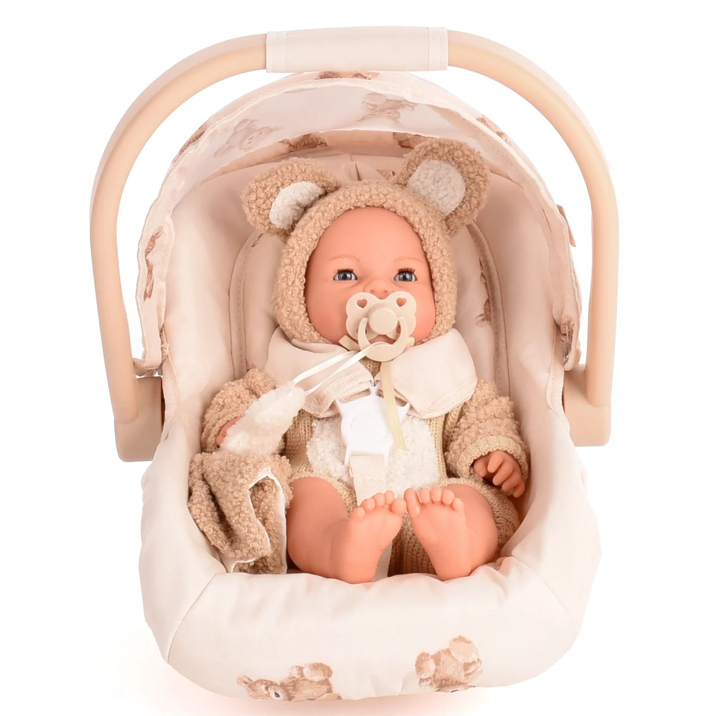Roma Teddy Doll - Cries with Dummy 37 cm