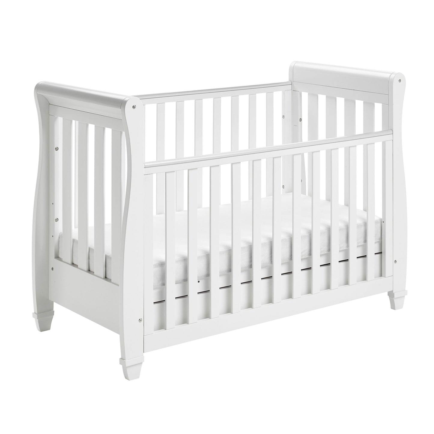 Babymore Eva Sleigh Drop Side Cot Bed