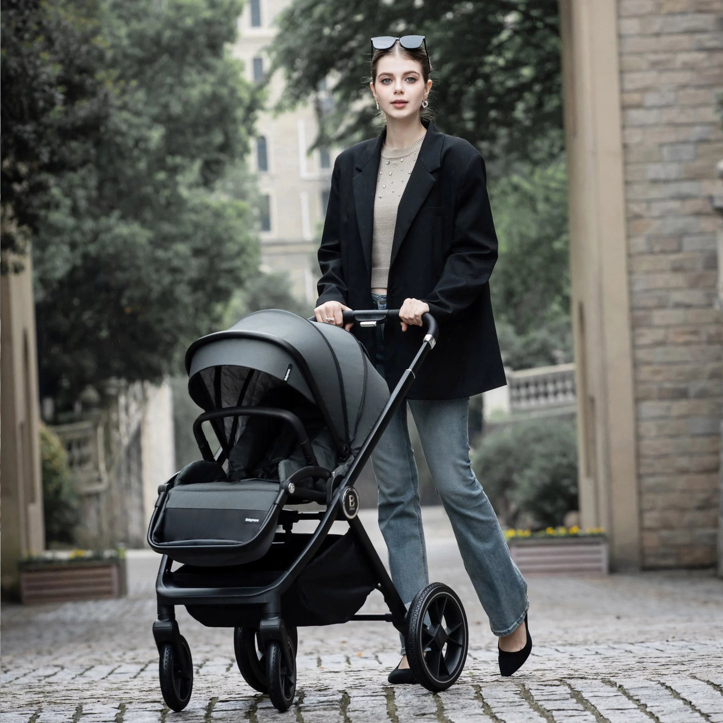 Babymore Kai Travel System Pecan Car Seat – Forest Grey