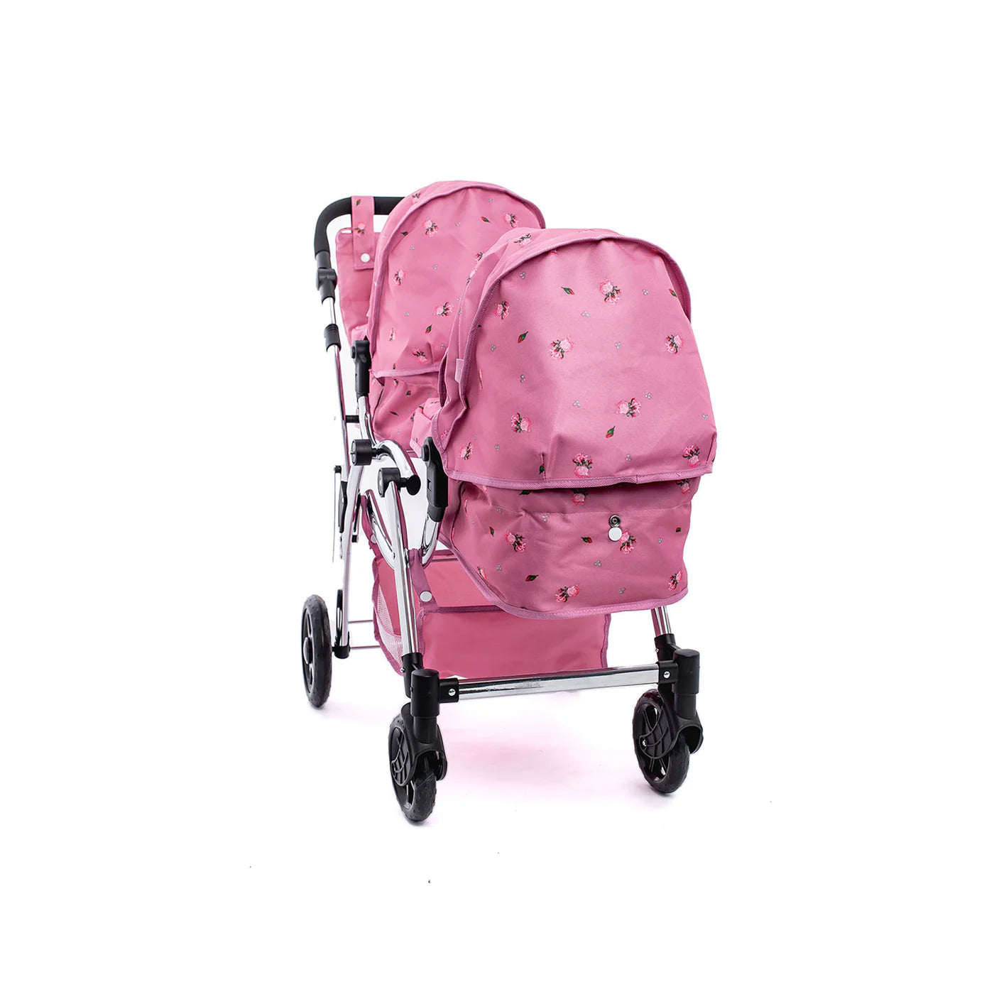 ROMA DARCIE TWIN DOLLS PRAM - PINK