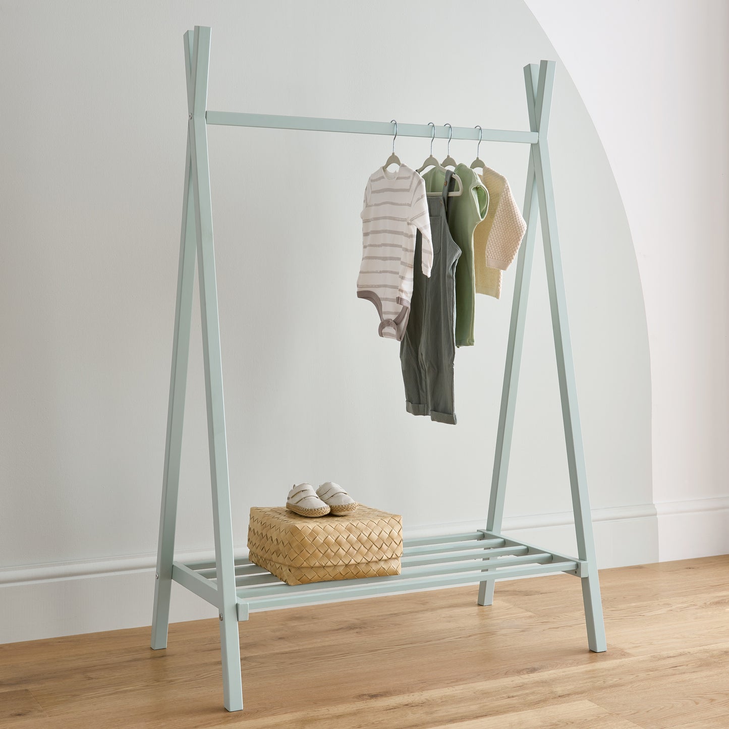 CuddleCo Nola 3 Piece Nursery Furniture Set - Sage Green
