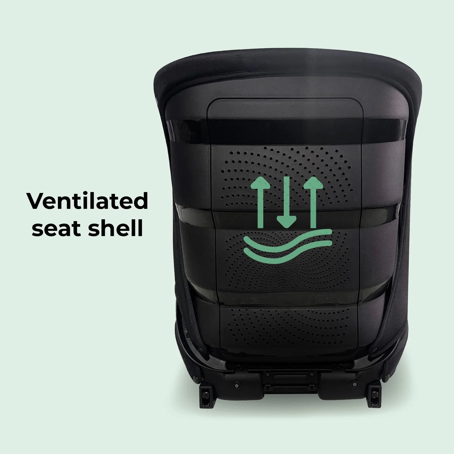 My Babiie MBCS23 i-Size (100-150cm) High Back Booster Car Seat - Quilted Black