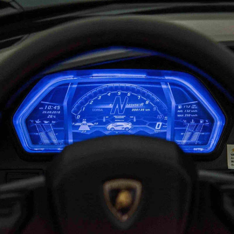 Kids Lamborghini 2 Seater Drift Car SVJ 24V Aventador - Green