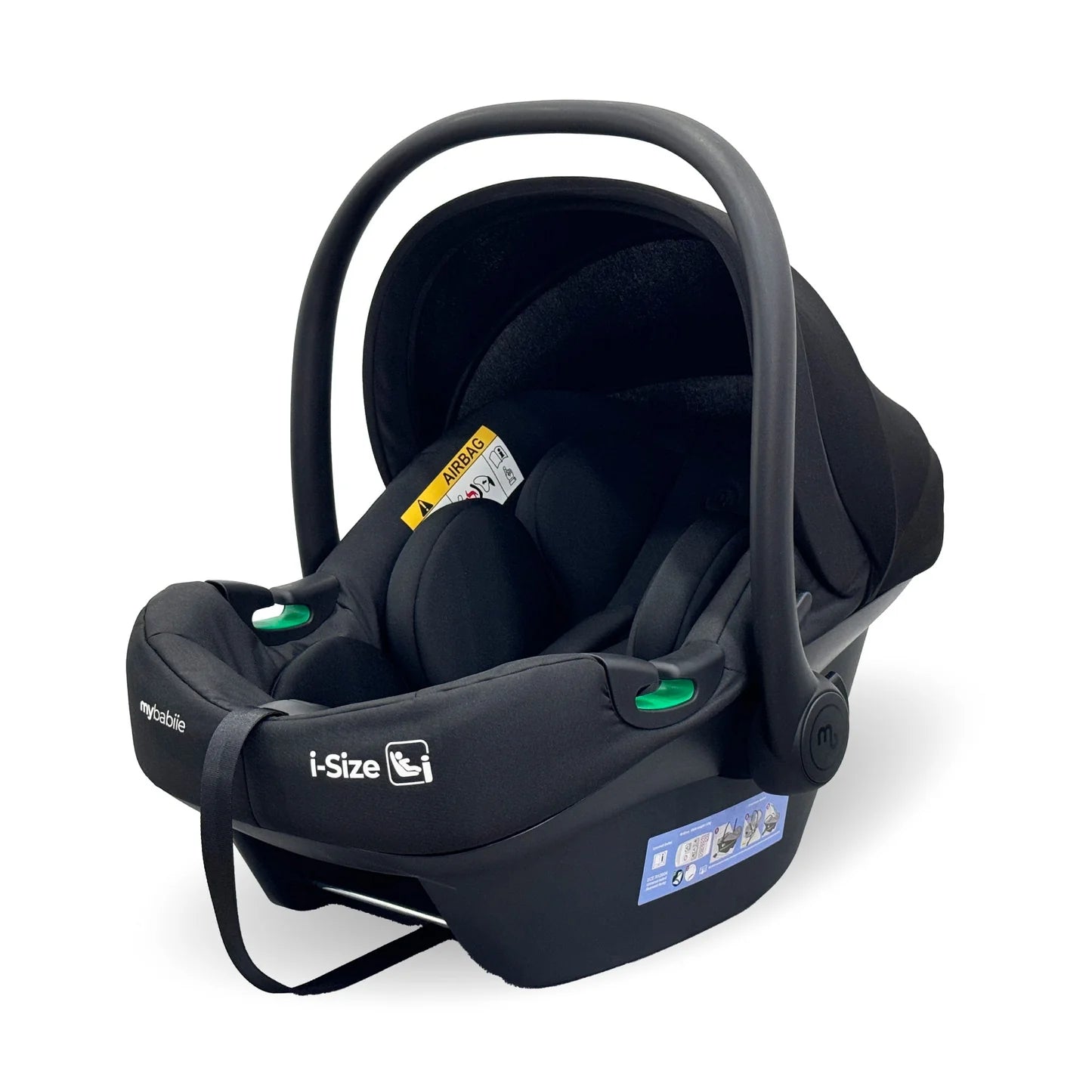 My Babiie MB200i 3-in-1 Travel System with i-Size Car Seat - Onyx Black