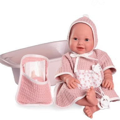 Antonio Juan Doll - Newborn Mia Pees with Bath Set 42cm 50417