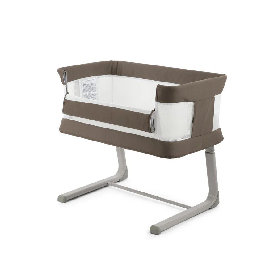 Oyster Wiggle Crib Co-Sleeper - Mink