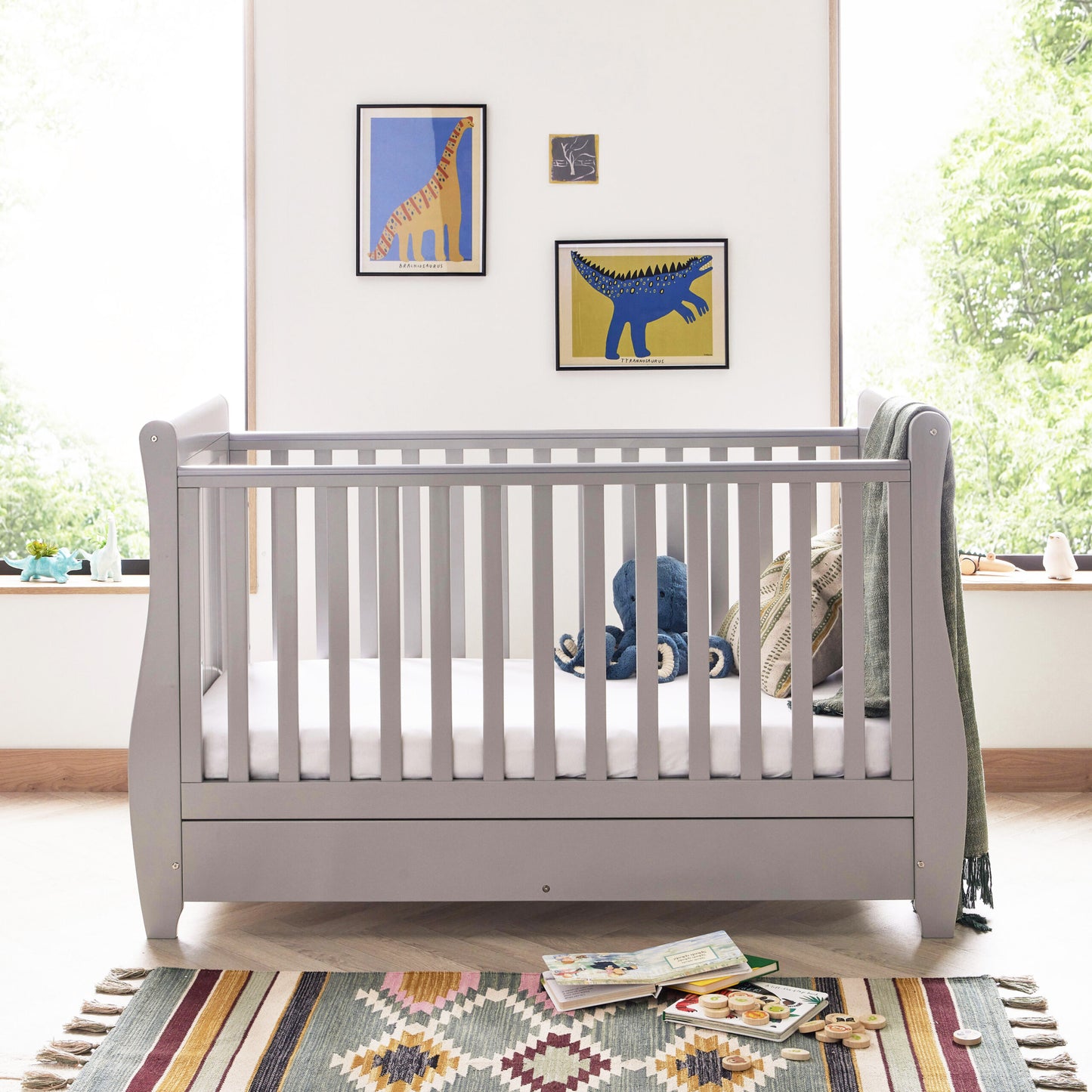 Stella 3 Piece Nursery Furniture Set – Grey