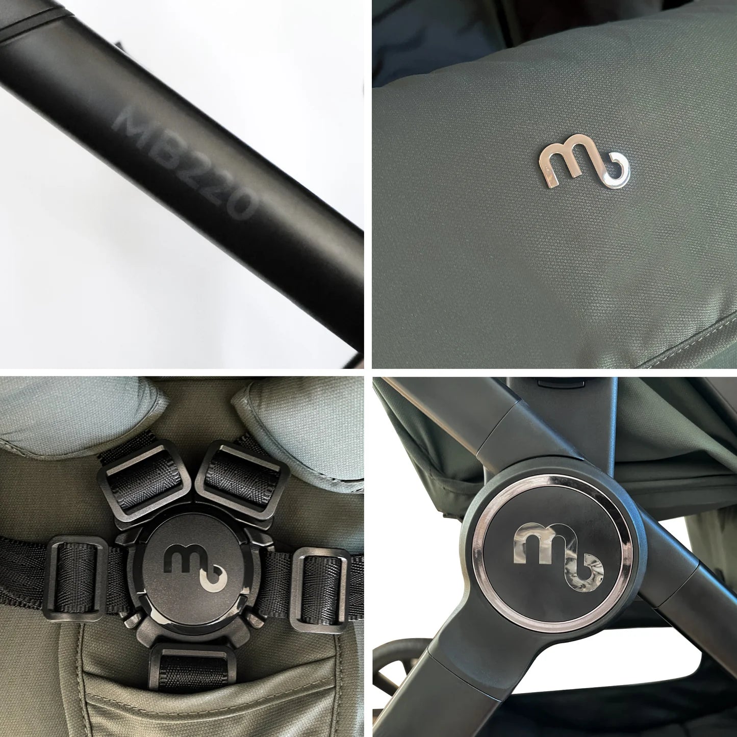 My Babiie MB220 3-in-1 Travel System - Forest Green
