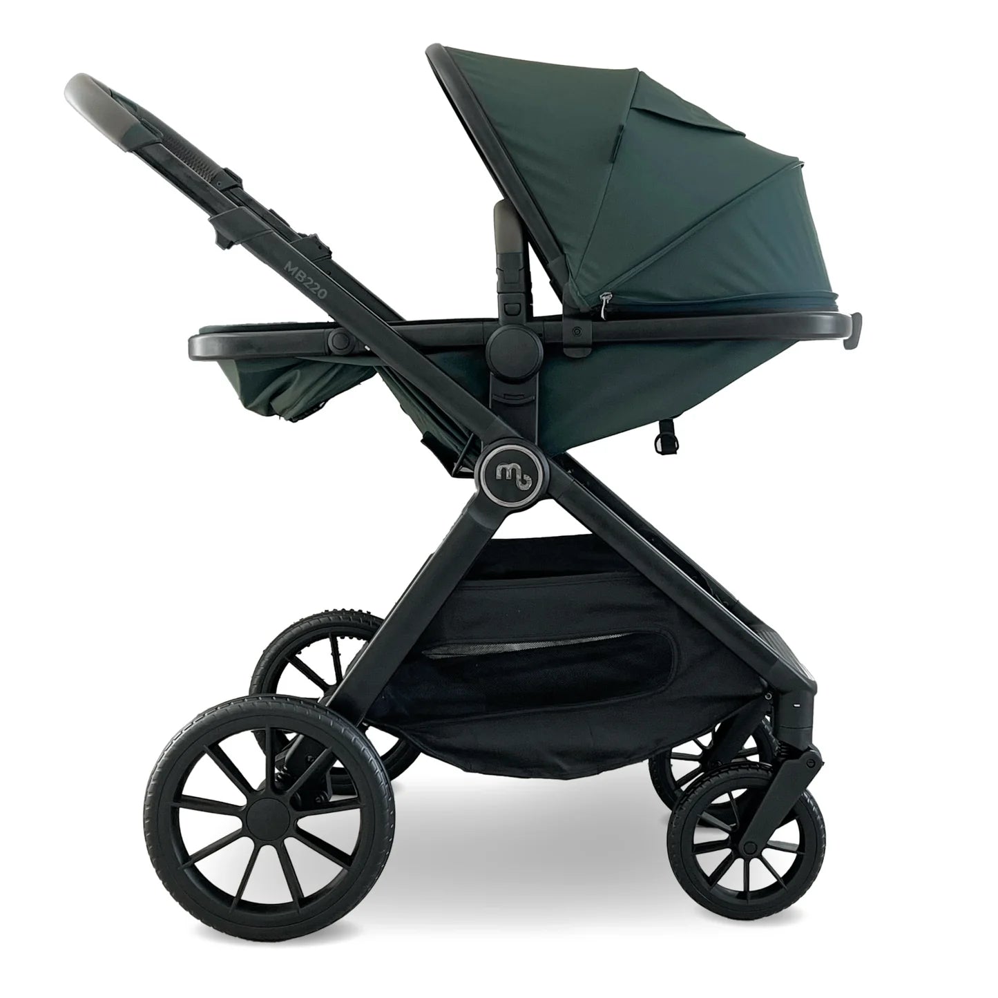 My Babiie MB220 3-in-1 Travel System with Base - Forest Green