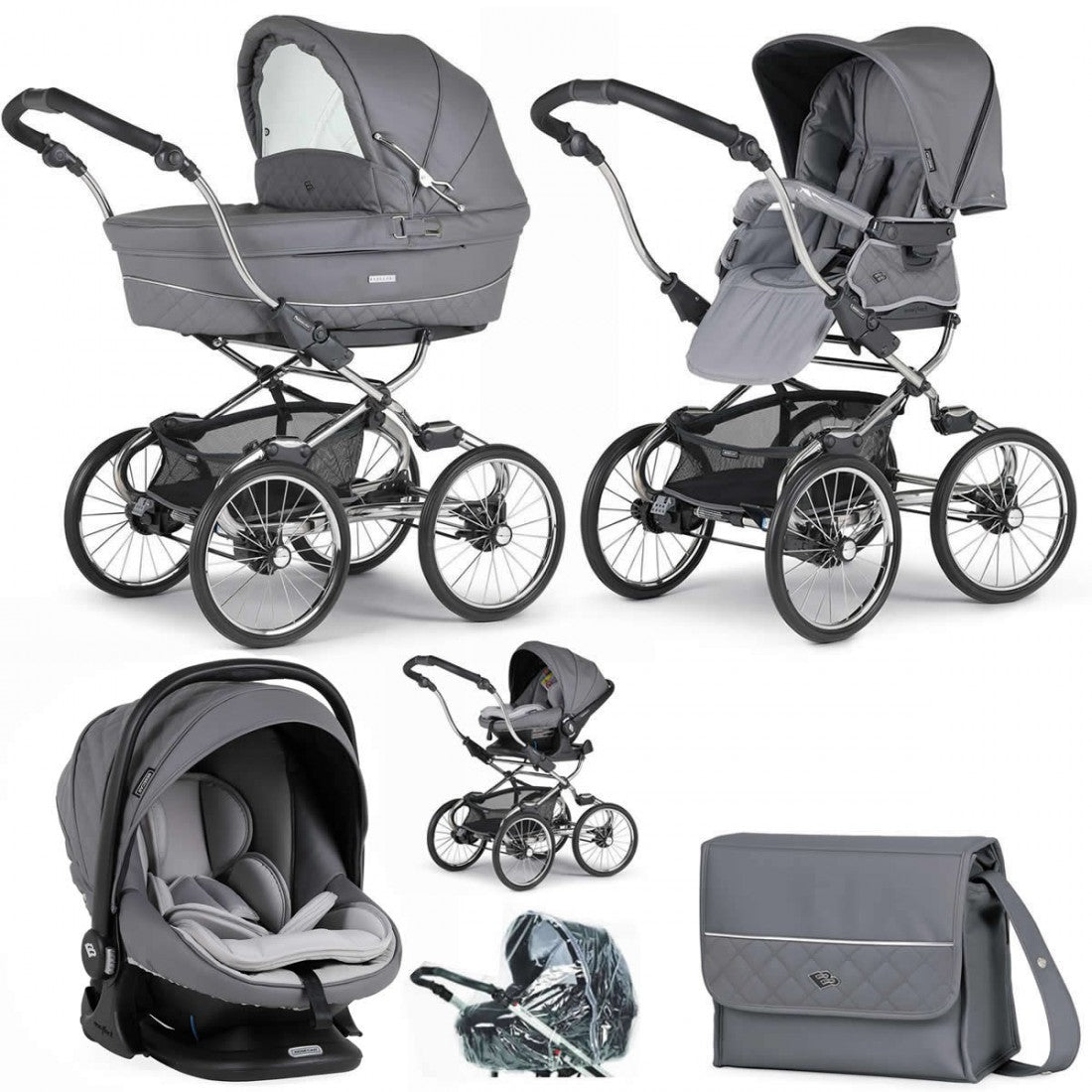 Bebecar Stylo Class+ Combination - Stormy Grey