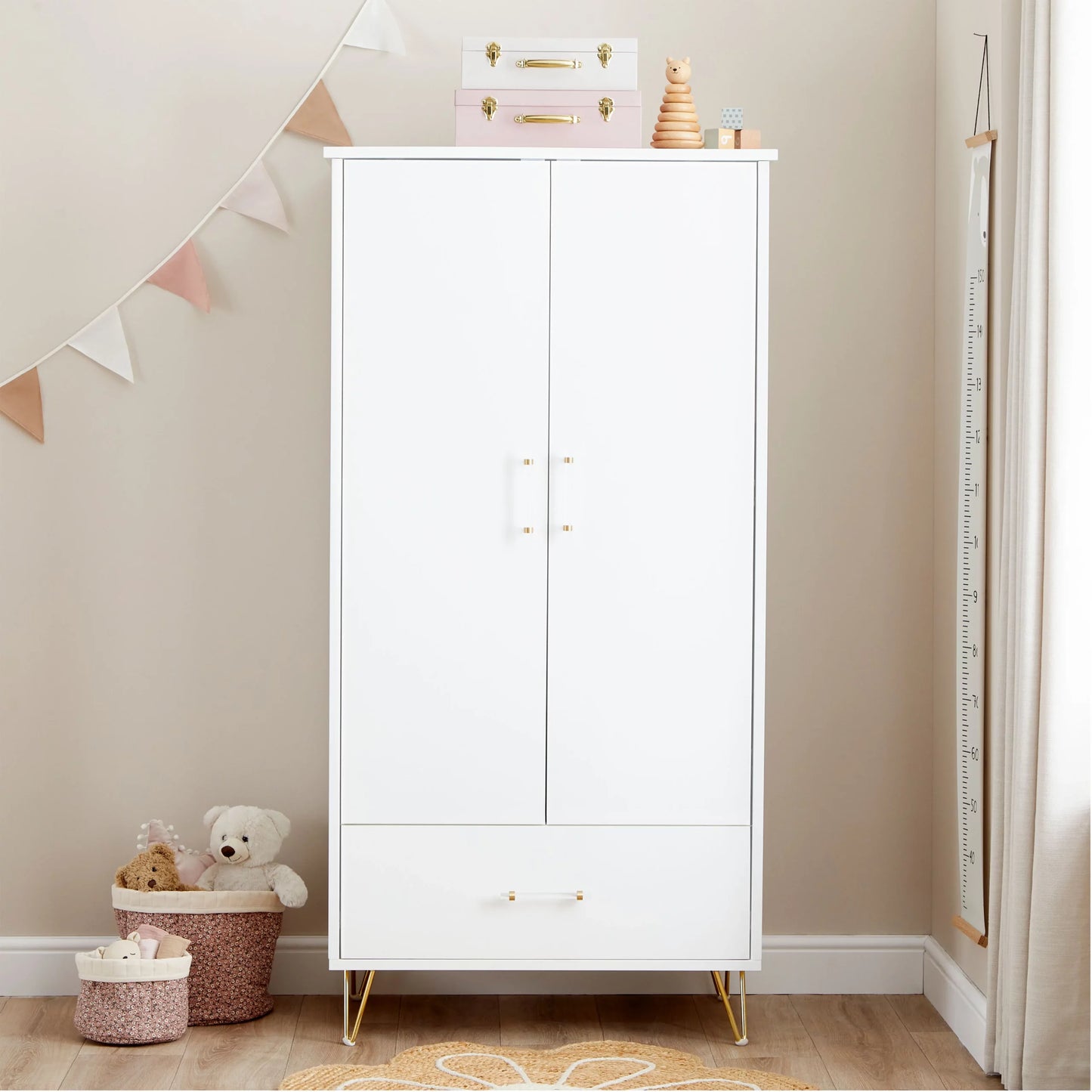 Kimi Acrylic 3 Piece Nursery Room Set