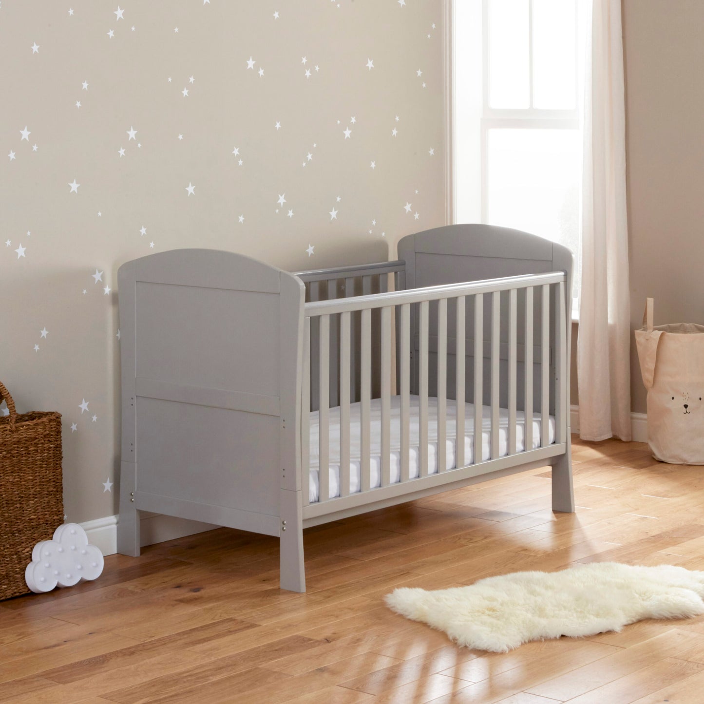Babymore Aston 3 Piece Nursery Furniture Set – Grey