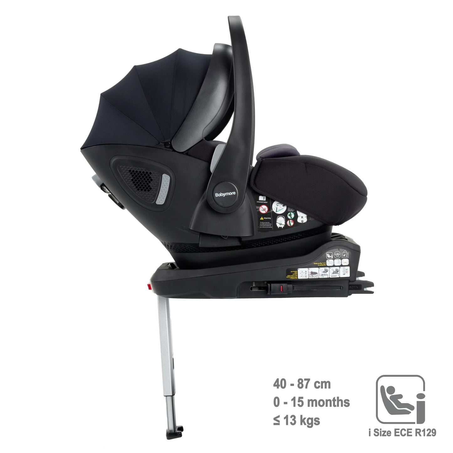 Babymore Kai Travel System Pecan with Base – Forest Grey