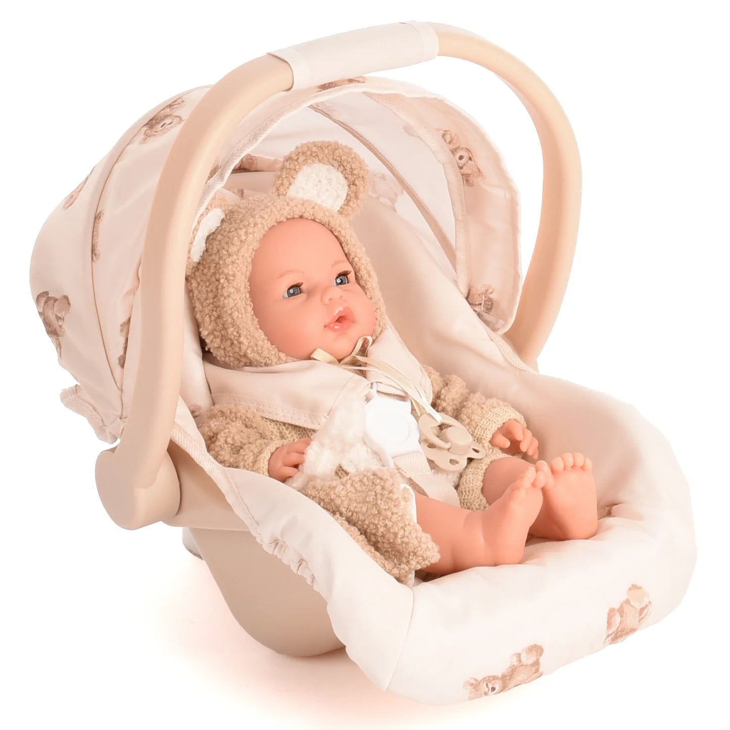 Roma Teddy Doll - Cries with Dummy 37 cm