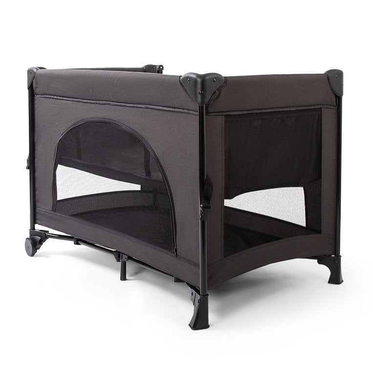 Red Kite Dreamer Bedside Crib with Newborn Bassinette - Black