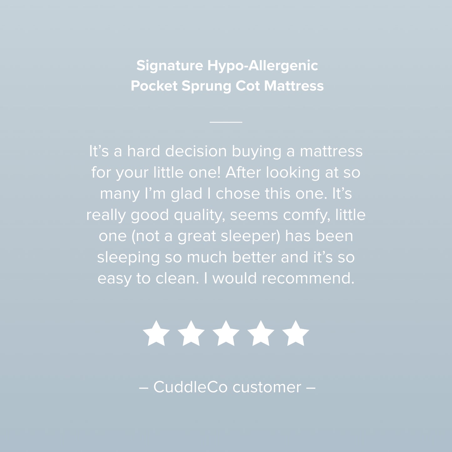 Signature Hypo-Allergenic Bamboo Pocket Sprung Cot Bed Mattress 140 x 70cm