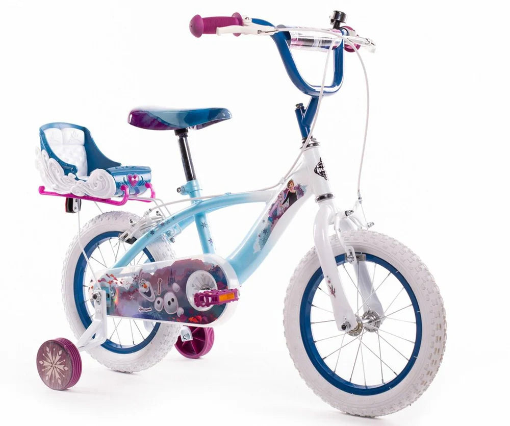 Huffy Girls Disney Frozen 14" Bike with sleigh