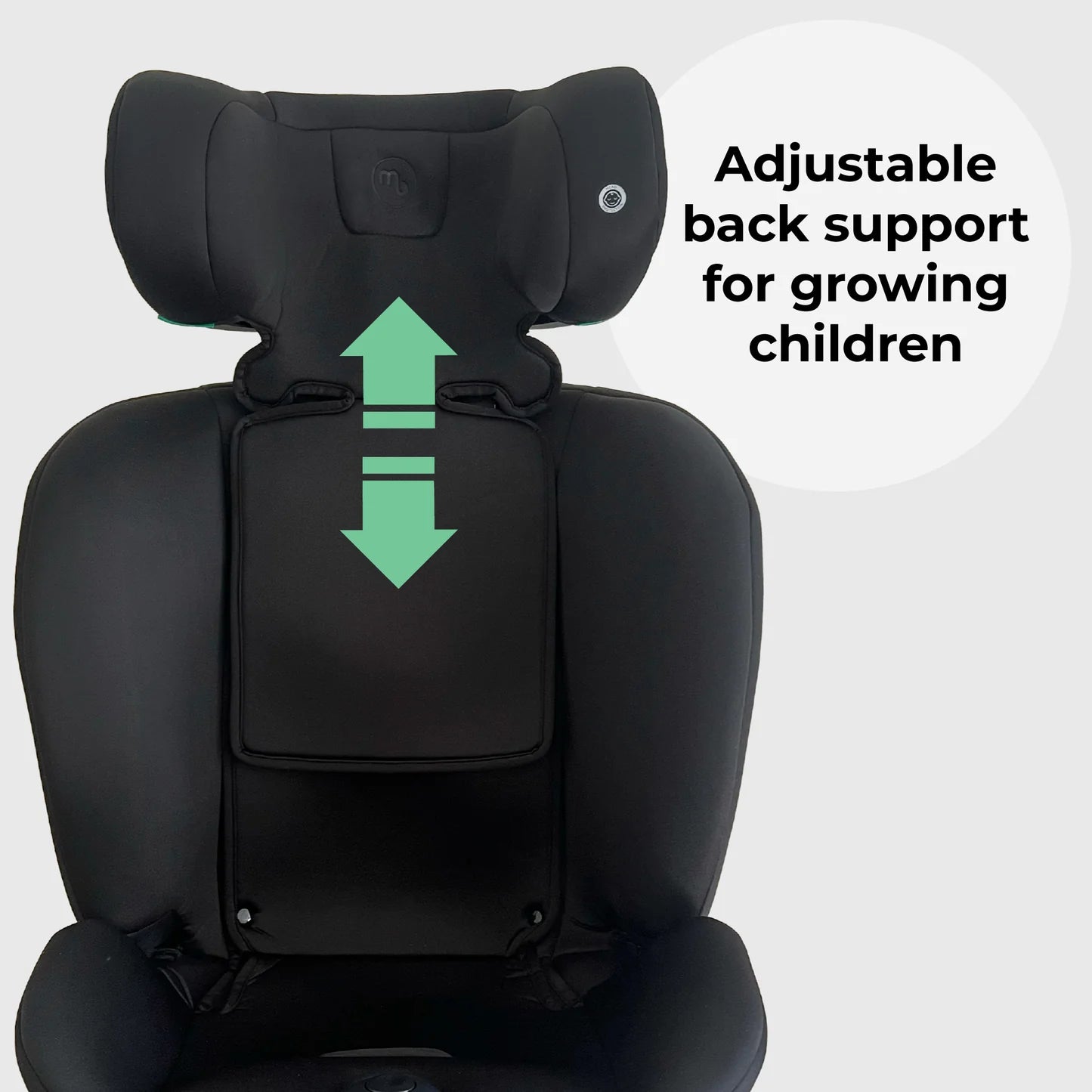 My Babiie MBCS300 Easy Spin R129 Car Seat with Top Tether - Black