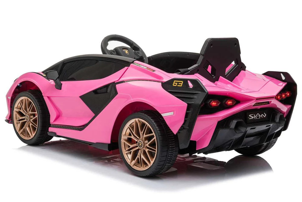 Kids Lamborghini Sian Electric Ride-on Car with Parent Remote