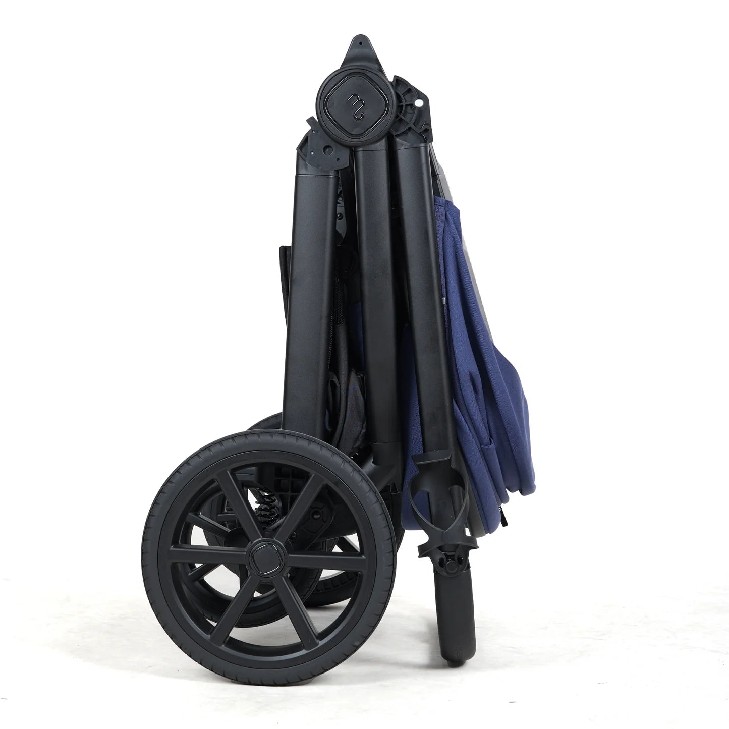 My Babiie MB450 LUXE 3-in-1 Travel System with Rotating Car Seat + Base - Indigo