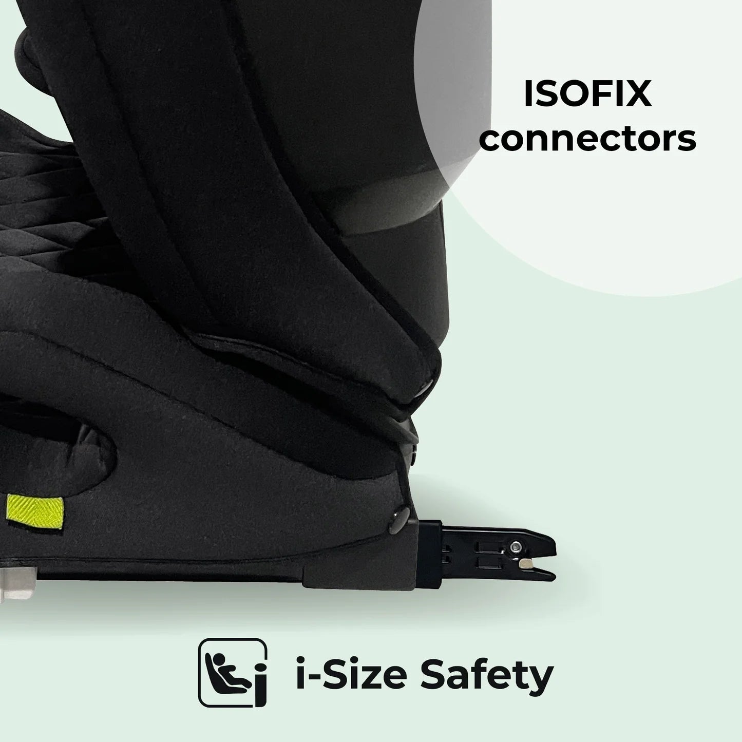 My Babiie MBCS23 i-Size (100-150cm) High Back Booster Car Seat - Quilted Black