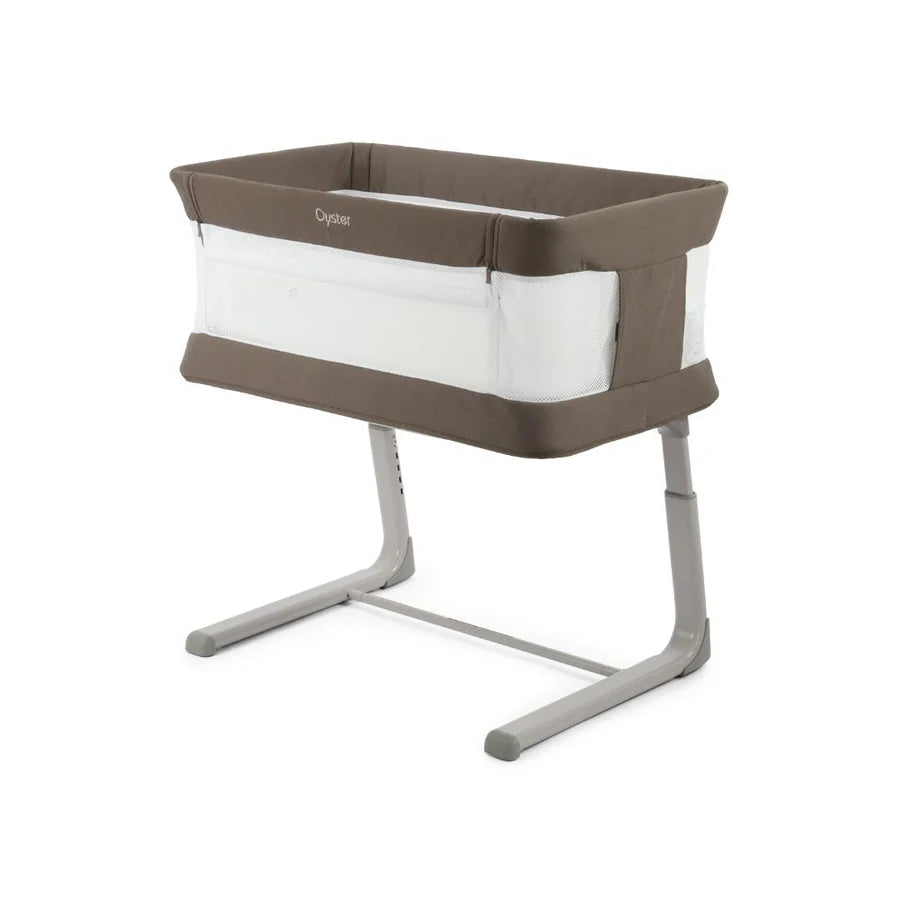 Oyster Wiggle Crib Co-Sleeper - Mink