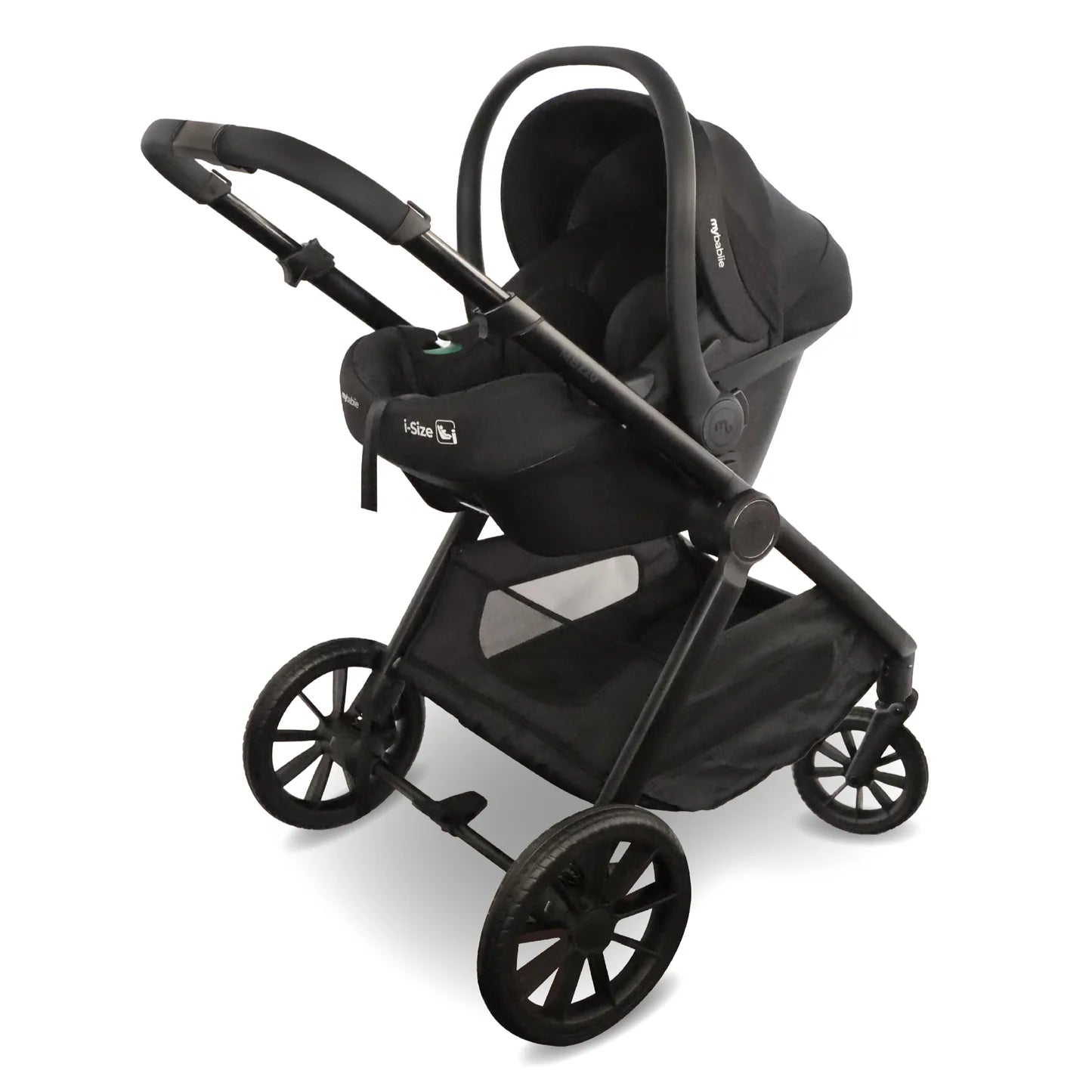 My Babiie MB220 3-in-1 Travel System with Base - Black