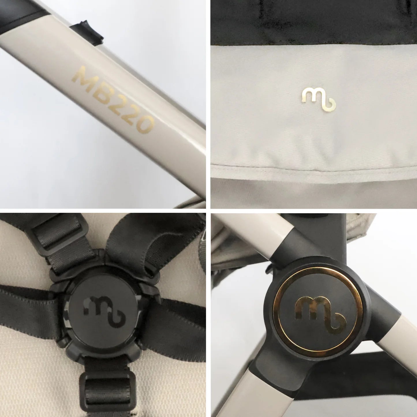 My Babiie MB220 3-in-1 Travel System - Ivory