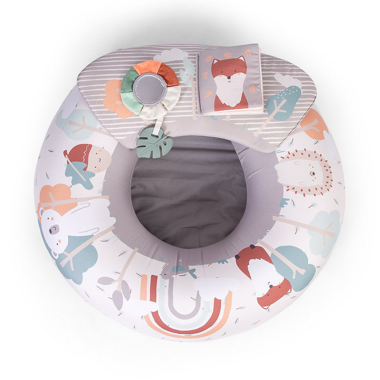 Red Kite Sit Me Up Ring Seat with Play Tray and Activities - Woodland Walks