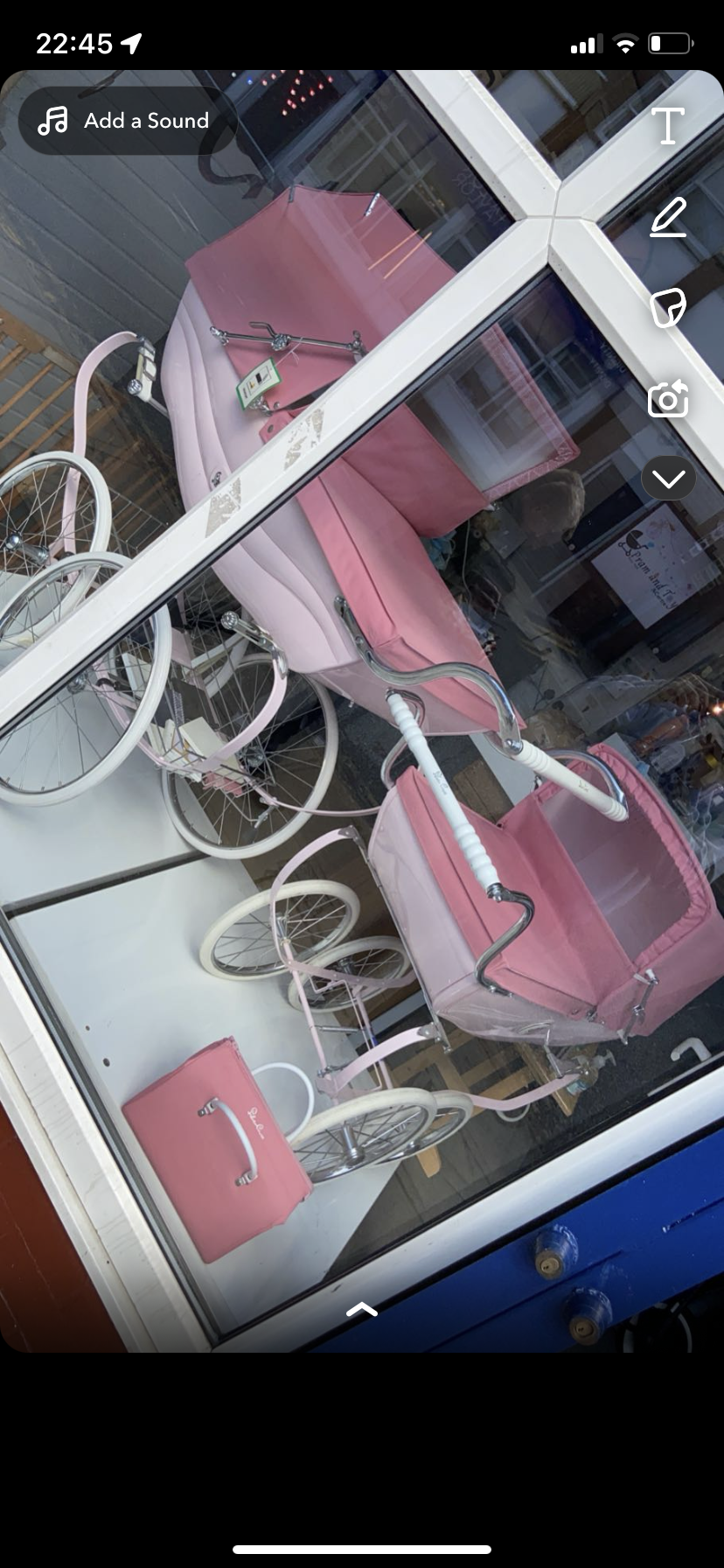 Pink Silver Cross Balmoral & Dolls Pram