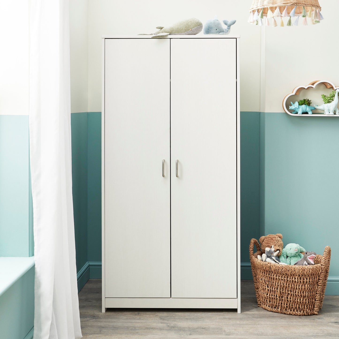 Caro Mini 3 Piece Nursery Furniture Set – White Wash