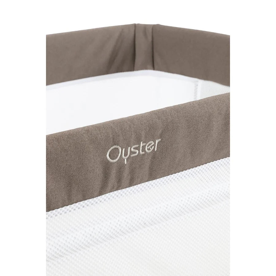 Oyster Wiggle Crib Co-Sleeper - Mink