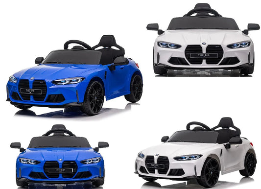 Licensed 12V BMW M4 Ride-On Coupe for Kids