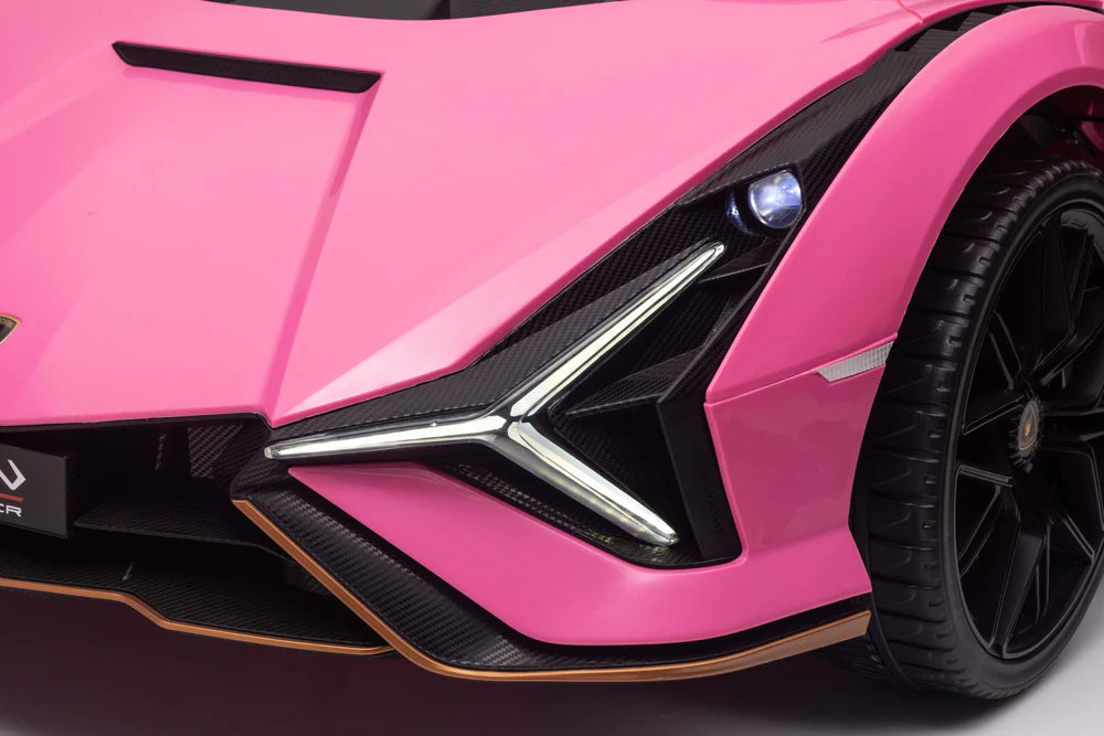 2-Seater Kids Lamborghini Sian Ride-On Car with Remote
