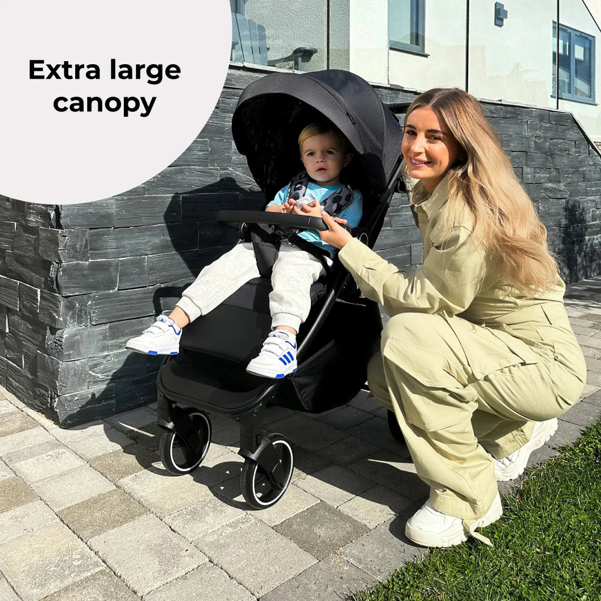 My Babiie MB160 Plus Pushchair - Black Leopard