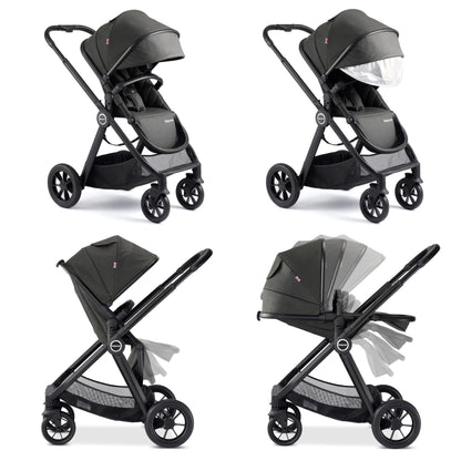 Babymore Memore V2 Travel System Coco with Base – Black