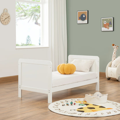 Babymore Caro Urban Mini Cot Bed – White