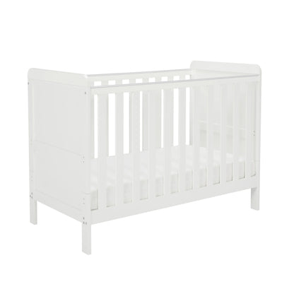 Babymore Caro Urban Mini Cot Bed – White
