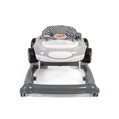 Baby Go Round Race Sporty Car Electronic Walker - Grey