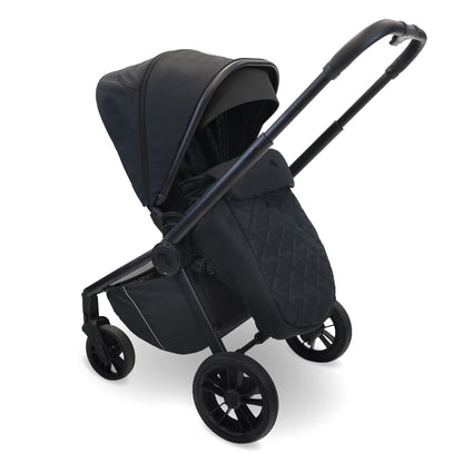 My Babiie MB450i 3-in-1 Travel System with Rotating Car Seat + Base - Black