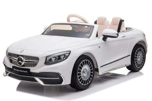 Kids Mercedes Maybach Ride on Electric Car in White