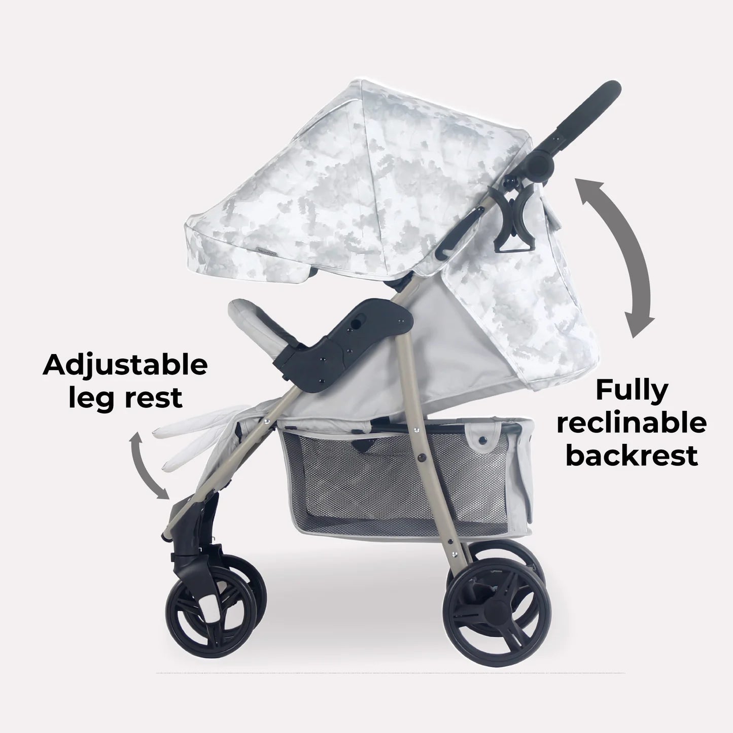 My Babiie MB30 Plus Pushchair - Grey Tie Dye