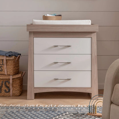 Lana 3 Piece Nursery Furniture Set - Ash & White