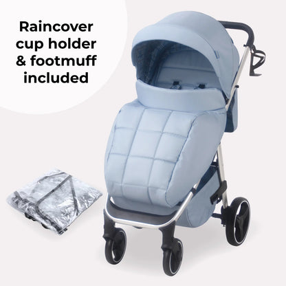My Babiie MB160 Plus Pushchair - Blue Plaid