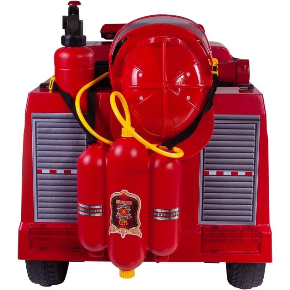 Kids 12v Electric Ride-on Fire Engine with Parental Remote