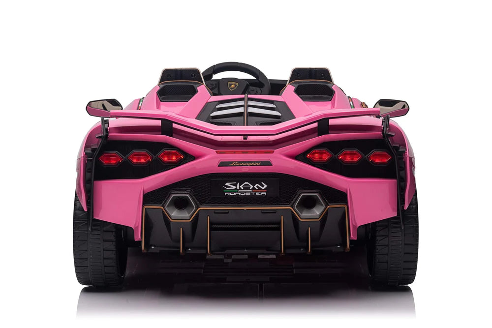2-Seater Kids Lamborghini Sian Ride-On Car with Remote