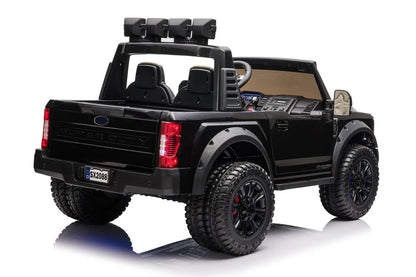 Ford Super Duty Ride on Truck with 4 Motors 24v - Black