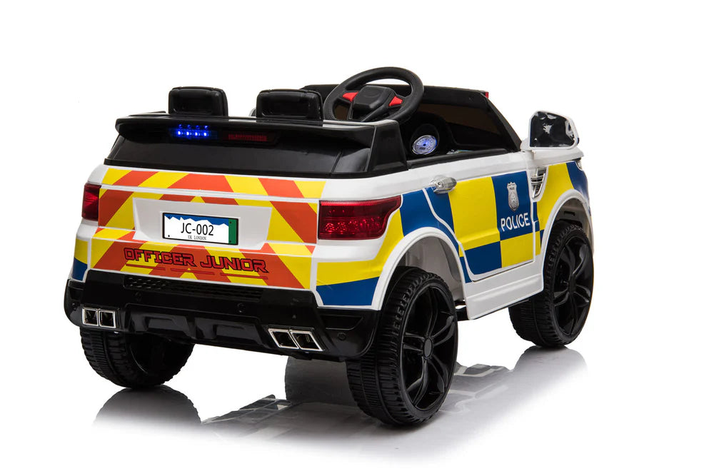 Kids Police 4×4 SUV 12v Electric Ride-on Car with Leather Seat